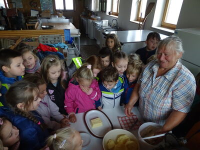 Fertig ist die frische Butter